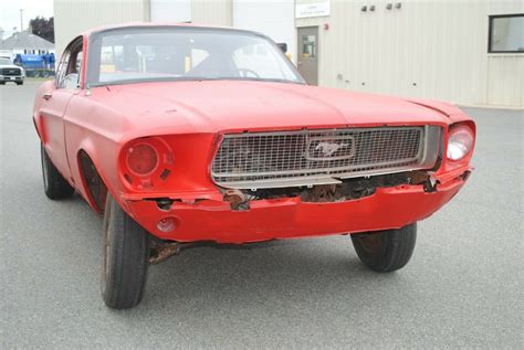 1968 Mustang Fastback Project With No Engine Roller 1968 Ford Mustang Fb For Sale