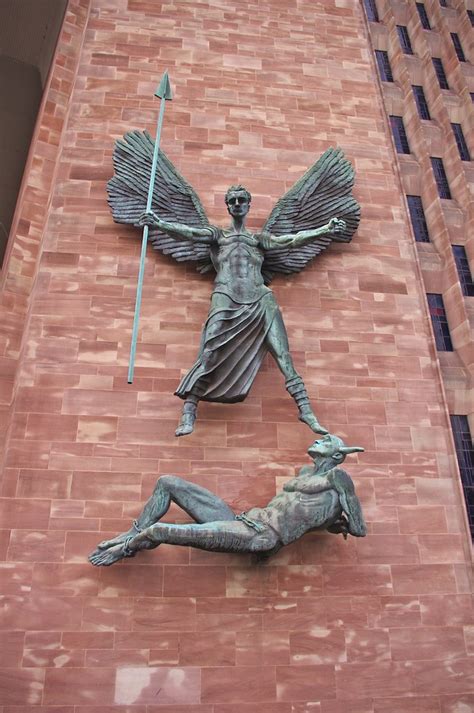 Jacob Epstein S Sculpture St Michael S Victory Over The Flickr