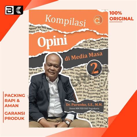 Jual Buku Kompilasi Opini Di Media Masa 2 Penulis Purwoko Shopee Indonesia