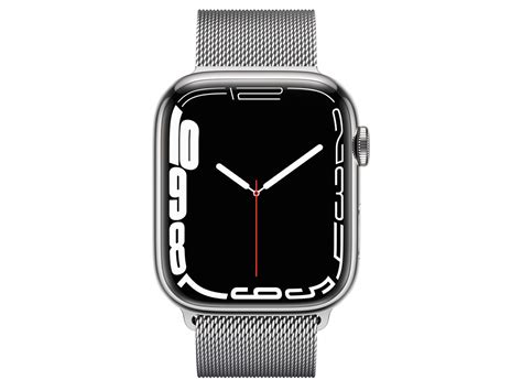 Apple Watch S7 GPS Cellular 45mm Silver Stainless Steel Case With