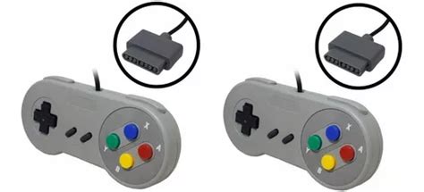 Kit 2 Controles Super Nintendo Snes Famicom Frete grátis