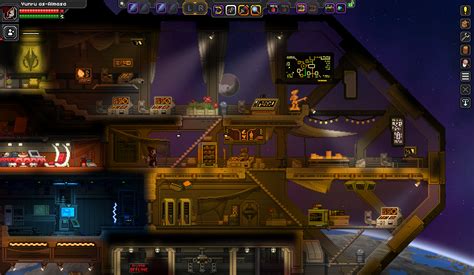 Elithian Races Avikan ship bridge redux. : r/starbound