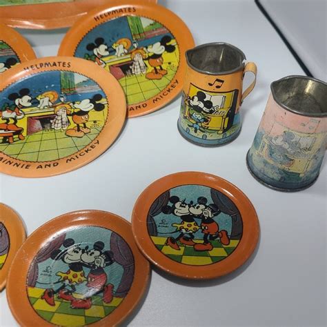 Disney's Mickey Mouse Vintage Children Tea Set - Ohio Art Co - Catawiki