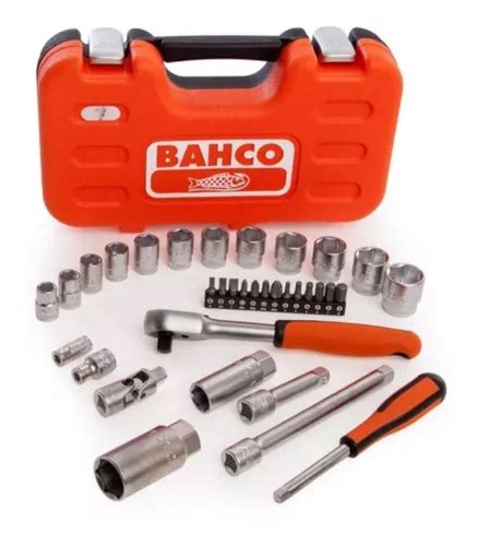 Set Juego Tubos 33 Pzs Enc 1 4 3 8 Bahco Milimétrico S330