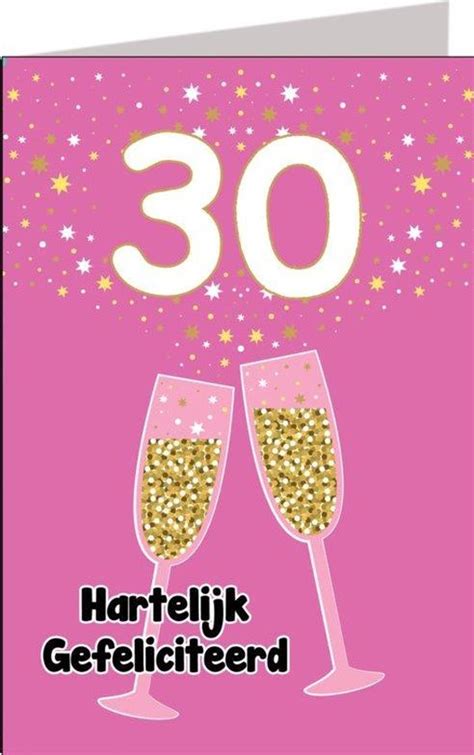 Verjaardagskaart 30 Jaar Vrouw