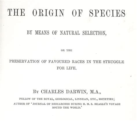 Origin Of Species First Edition Charles Darwin