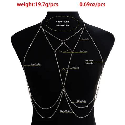 Buy High Quality Bikini Body Chain Exaggerated Zircon Party Beach Bra
