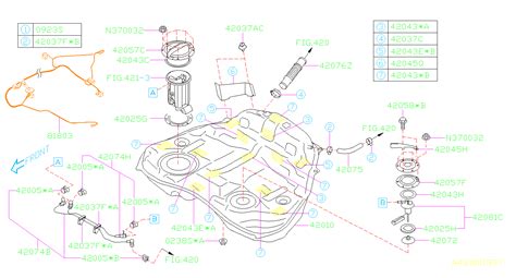 Subaru Tribeca Fuel Tank Sending Unit 42081AG00A Ciocca Subaru