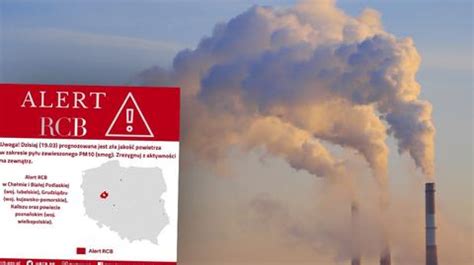 Smog w Polsce Jakość powietrza w sobotę Jest alert RCB TVN Meteo