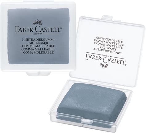 Faber Castell Kneaded Eraser With Case Grey Office Products