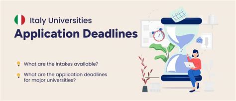 Italy Universities Application Deadlines