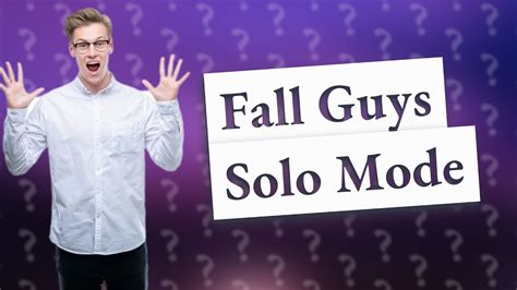 Can You Play Fall Guys Solo Youtube