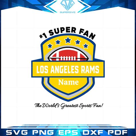 Los Angeles Rams Super Bowl Champs 2023 Svg Cutting Files