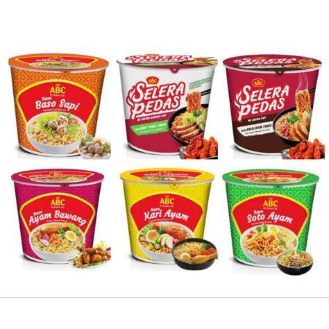 Jual Mie Abc Selera Pedas Cup G Shopee Indonesia