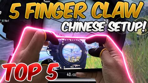 Top Best Chinese Finger Claw Settings Sensitivity Pubg Mobile