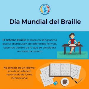 Día Mundial del Braille Proclamado por la AGNU 4 de Enero