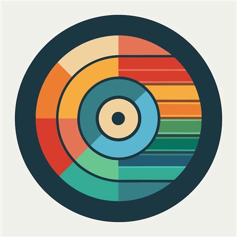 Classic Vinyl Retro Color Palette Template Premium Ai Generated Vector