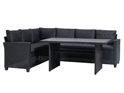 Lounge Set Agermose Personen Schwarz Jysk