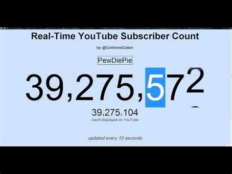 HOW TO SEE REAL TIME YOUTUBE SUBSCRIBER COUNT YouTube