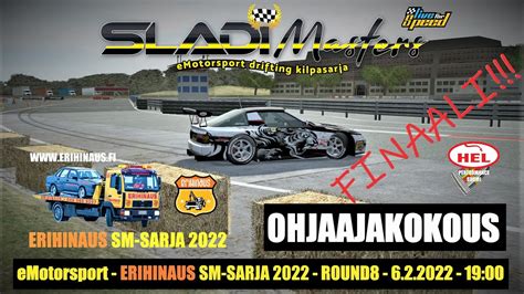 EMotorsport Ohjaajakokous Erihinaus SM Sarja 2022 ROUND8 FINAALI