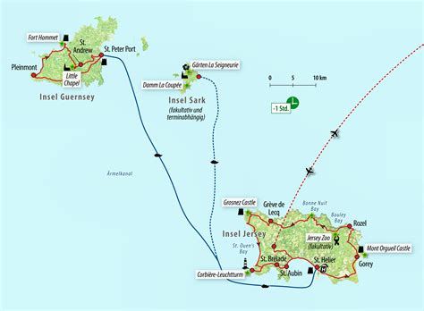 Rundreise Jersey und Guernsey - Kanalinseln entdecken :: Saison 2025