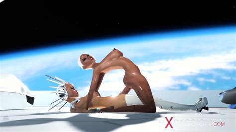 Sci Fi Female Android Shemale Plays With A Horny Black Girl In A Spacecraft