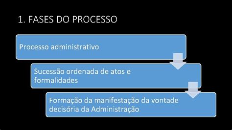 INSTAURAO DO PROCESSO ADMINISTRATIVO 1 FASES DO PROCESSO