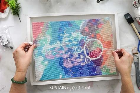 How To Seal Diamond Painting With PVA Glue