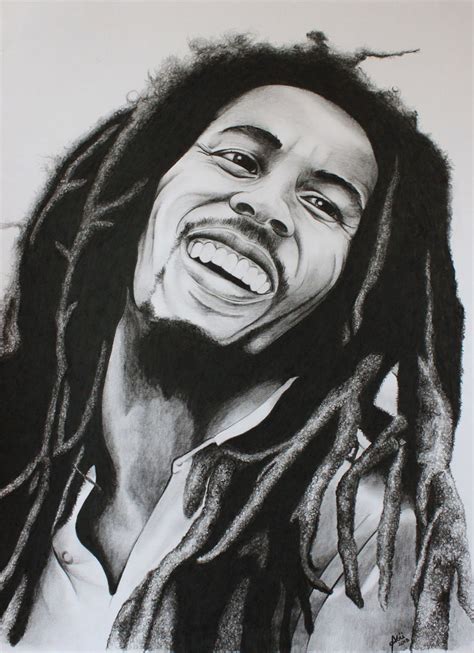 Easy Drawings Of Bob Marley