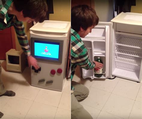 Tech Genius Builds Mini Fridge Thats Also A Fully Functioning Game Boy