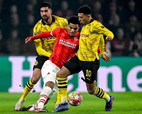 Borussia Dortmund x PSV onde assistir horário e prováveis escalações