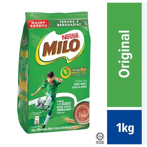 Nestle MILO Activ Go Chocolate Malt Powder 1kg Shopee Malaysia