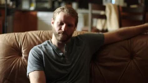 Man Sitting Watching Television Alone Stock Video Pond