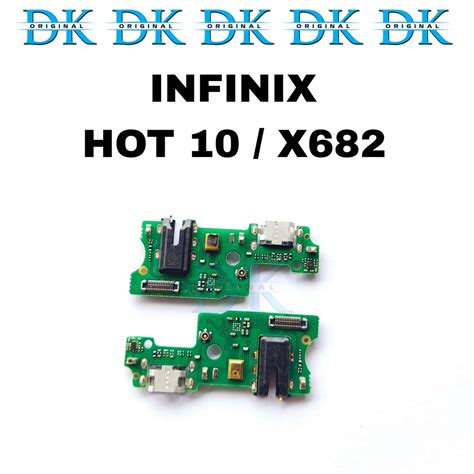 Jual Konektor Charger Infinix Hot 10 X682 USB Papan Cas Mic Pcb Board
