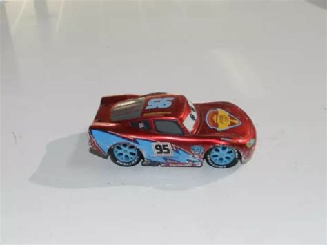 #225 DISNEY PIXAR Cars Lightning McQueen Ice Winter Snow Racer £8.89 ...