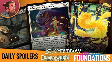 The Horrors Of Duskmourn Bloomburrow Birds And Foundations In Standard