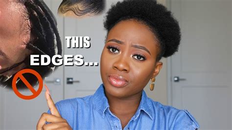 SAVE YOUR EDGES Tips To STOP Thinning Edges On Natural Hair And Keep