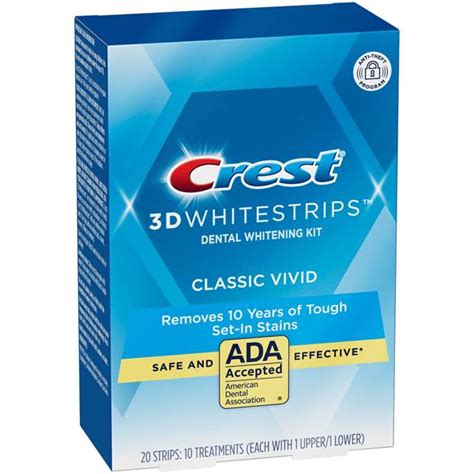 Crest 3d Whitestrips Classic Vivid 10 Treatments Hy Vee Aisles