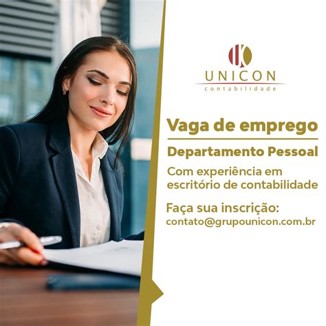Escritorio Vagas De Emprego - Vaga de Emprego Departamento Pessoal Com experiência em escritório de ...