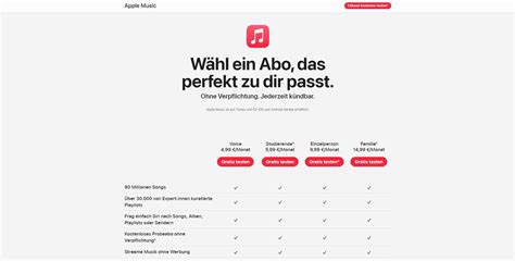 Apple Music Kosten alle Preise in der Übersicht