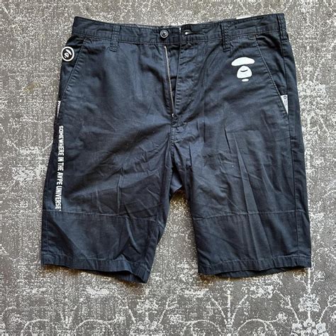 Aape Jorts Clean Cargo Shorts From A Bathing Ape Depop