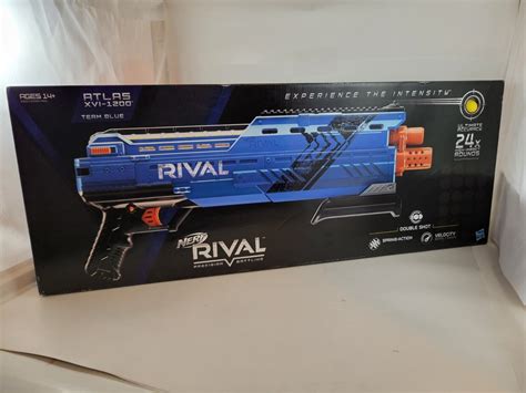 Nerf Rival Atlas Xvi 1200 Blue Blaster B3856us2 24 Rounds New In Box