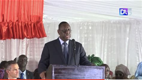 Thiès Le Président Macky Sall Répond Au Maire De Thiès Le Plus