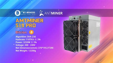 Bitmain Antminer S Pro Th S Bitcoin Miner Youtube