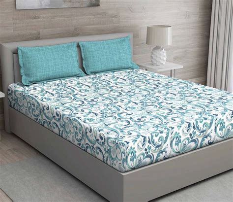 Queen Size Bedsheet - Queen Size Fitted Bedsheet Online upto 70% OFF