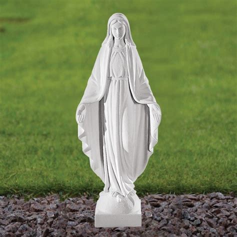 Statues And Sculptures Virgin Mary 41cm Marble Resin Garden Statue Best