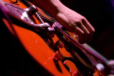 Un Guitarrista Toca Su Guitarra En Melbourne Australia Foto Premium