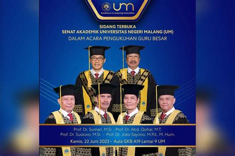 Um Kukuhkan Empat Guru Besar Fmipa Dan Fis