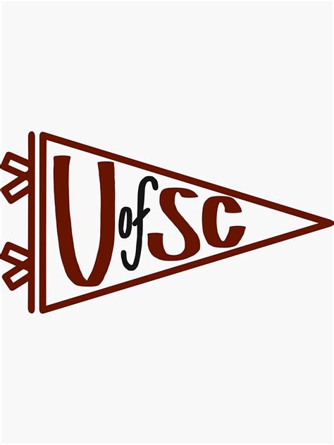 "UofSC South Carolina Pennant" Sticker for Sale by dishitas | Redbubble