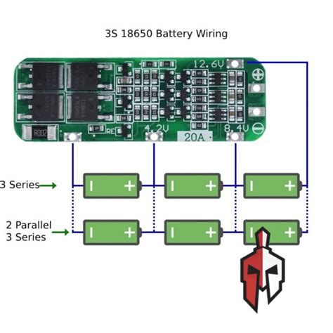 3s 18650 20a Battery Management System Bms Alphatronic